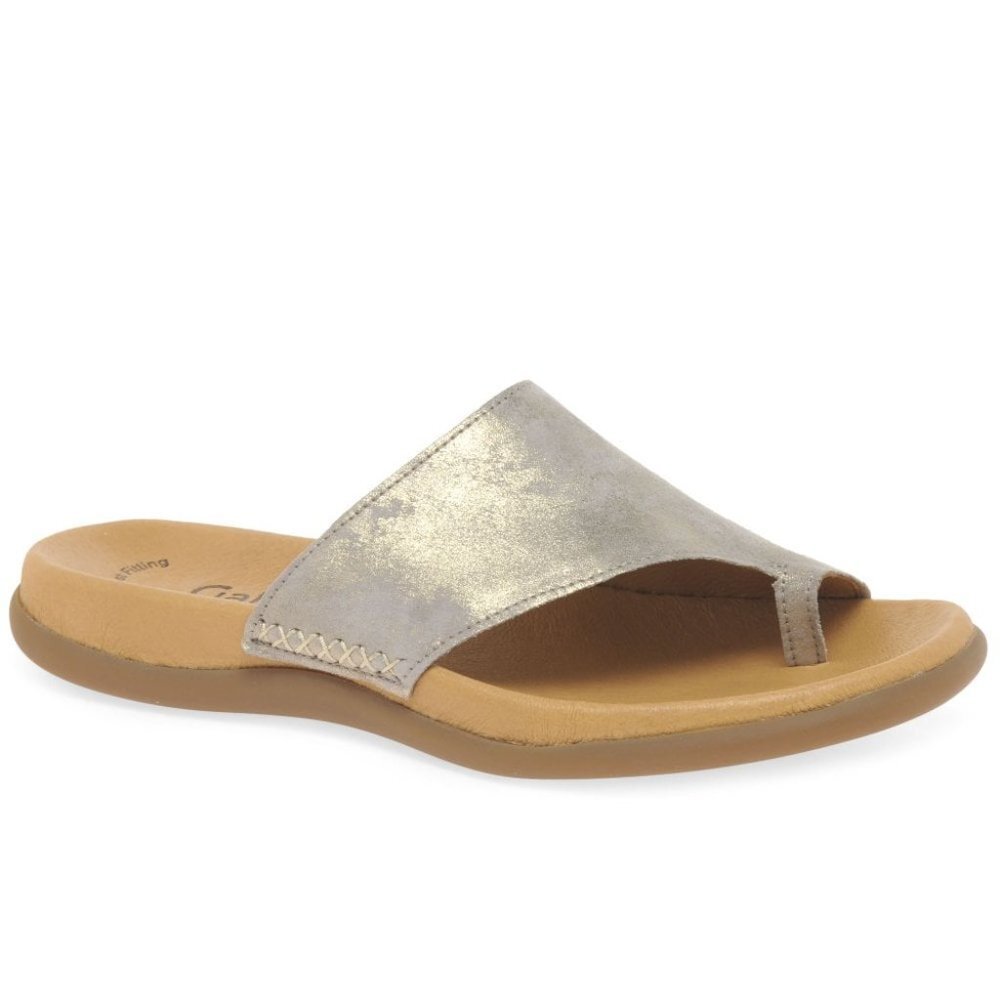 NWT Gabor Lanzarote Womens Toe Post Sandals - Size 6 - Picture 3 of 13